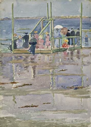 Flotador en Marea Baja, Playa Revere